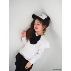 Bluzki dziewczęce: Bluzka dziecięca white falbanka