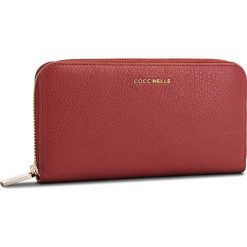 Duży Portfel Damski COCCINELLE - CW5 Metallic Soft E2 CW5 11 04 01 Bourgogne R00. Brązowe portfele damskie marki Coccinelle, ze skóry. Za 599,90 zł.