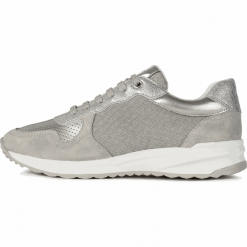 Geox tenisówki damskie Airell D022SA 0GN22 40 szare. Szare trampki i tenisówki damskie Geox, bez wzorów, bez zapięcia. Za 429,00 zł.