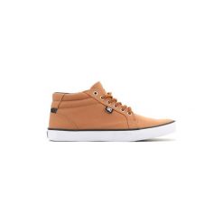 Buty DC Shoes DC Council Mid TX ADYS300100-WE9. Pomarańczowe trampki męskie marki DC Shoes, bez wzorów, bez zapięcia. Za 222,23 zł.