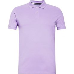Koszulka polo w kolorze fioletowym. Fioletowe koszulki męskie Esprit, m, z haftami, z bawełny, bez rękawów. W wyprzedaży za 45,95 zł.