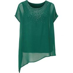 Cellbes Bluzka zielony female zielony 38/40. Zielone bluzki damskie Cellbes, z aplikacjami, z dżerseju, bez kołnierzyka, bez rękawów. W wyprzedaży za 79,00 zł.