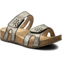 Klapki JOSEF SEIBEL - Tonga 04 78501 38 649 Basalt. Szare klapki damskie Josef Seibel, bez wzorów, ze skóry, bez obcasa. W wyprzedaży za 199,00 zł.
