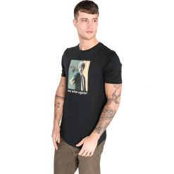 Jack & Jones Pulp Koszulka Czarny. Czarne podkoszulki męskie Jack & Jones, l, z nadrukiem, z bawełny, bez kołnierzyka, krótkie. Za 88,95 zł.