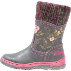 S.Oliver RED LABEL Śniegowce grey. Szare buty zimowe damskie marki s.Oliver RED LABEL, z materiału. W wyprzedaży za 191,20 zł.