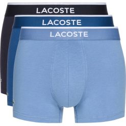 Lacoste 3-pack Bokserki Niebieski. Niebieskie bokserki męskie Lacoste, bez wzorów, z elastanu. Za 197,95 zł.
