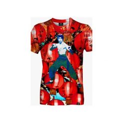 Immortal Bruce men's t-shirt. Różowe t-shirty męskie marki Mars from venus, s, bez wzorów, bez kołnierzyka. Za 118,30 zł.