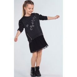 Mayoral - Sukienka i bluza dziecięca 128-157 cm. Czarne bluzy dziewczęce Mayoral, z nadrukiem, z elastanu, bez rękawów, bez kaptura. Za 184,90 zł.