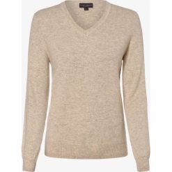 Franco Callegari - Sweter damski z czystego kaszmiru, beżowy. Brązowe swetry damskie Franco Callegari, s, bez wzorów, z kaszmiru, eleganckie, bez rękawów, bez kaptura. Za 399,95 zł.