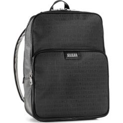 Plecak GUESS - HMDLJC P0305 BLA. Czarne torby męskie skórzane Guess, z aplikacjami, z materiału. Za 619,00 zł.