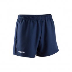 Spodenki do rugby Full H 100. Niebieskie bermudy męskie KIPSTA, z materiału. Za 34,99 zł.