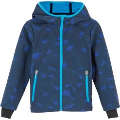 Kurtka softshell bonprix ciemnoniebieski. Niebieskie kurtki chłopięce bonprix, bez wzorów, z softshellu, z kapturem. Za 109,99 zł.