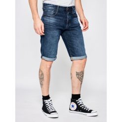 Szorty jeansowe G-Star Raw 3301 D07432-8973-V219. Niebieskie spodenki i szorty męskie G-Star RAW, m, bez wzorów, z bawełny, retro. W wyprzedaży za 229,00 zł.
