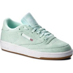 Buty Reebok - Club C 85 CN5201 Mist/Gum/White. Zielone półbuty damskie Reebok, ze skóry. W wyprzedaży za 229,00 zł.