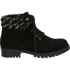 Botki - EX11086 NERO. Czarne botki damskie marki Venezia, ze skóry. Za 359,00 zł.
