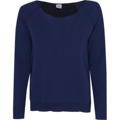 Bluza DEHA DANCE Granatowy. Niebieskie bluzy sportowe damskie marki Deha, l, w koronkowe wzory, z dzianiny. Za 126,00 zł.