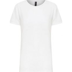 T-shirt 10DAYS. Białe bluzki damskie 10Days, bez wzorów, z elastanu, z okrągłym kołnierzem. W wyprzedaży za 227,00 zł.