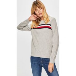Tommy Hilfiger - Sweter. Białe swetry damskie TOMMY HILFIGER, s, bez wzorów, z bawełny, bez rękawów, bez kaptura. W wyprzedaży za 379,90 zł.
