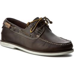 Mokasyny WRANGLER - Ocean Leather WF0910182 Dk. Brown 30. Pomarańczowe mokasyny męskie Wrangler, na co dzień, bez wzorów, ze skóry, eleganckie, bez zapięcia. W wyprzedaży za 249,00 zł.