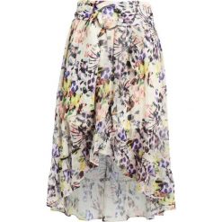 Spódniczki: Lost Ink LEOPARD WRAP MIDI SKIRT Spódnica trapezowa multi