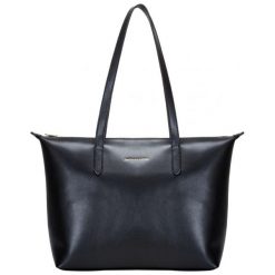 Smith & Canova torebka Carmila czarna. Czarne torebki klasyczne damskie Smith & Canova, bez wzorów, bez dodatków. Za 569,00 zł.