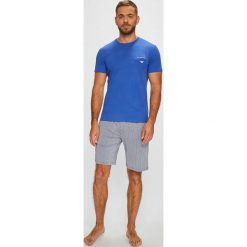 Emporio Armani - Piżama. Niebieskie piżamy męskie marki Emporio Armani, l, z bawełny. W wyprzedaży za 299,90 zł.