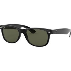 Ray-Ban - Okulary New Wayfarer. Czarne okulary przeciwsłoneczne męskie Ray-Ban, z materiału, prostokątne. W wyprzedaży za 399,90 zł.