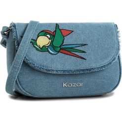 Torebka KAZAR - Balbina 32497-TK-10 Blue. Niebieskie listonoszki damskie marki Kazar, z aplikacjami, z jeansu. W wyprzedaży za 369,00 zł.