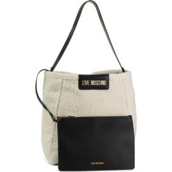 Torebka LOVE MOSCHINO - JC4302PP08KF100B Avorio. Pomarańczowe torebki klasyczne damskie Love Moschino, bez wzorów, z materiału, klasyczne, duże, bez dodatków. Za 839,00 zł.
