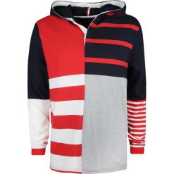 Tommy Hilfiger Bluza "Stripe Hood". Bluzy męskie TOMMY HILFIGER, z nadrukiem, z tkaniny, bez kołnierzyka, bez rękawów, bez kaptura. Za 329,00 zł.