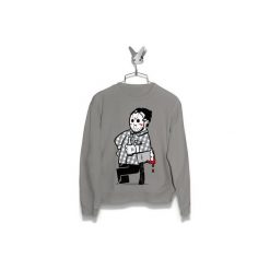 Bluza Hipster Jason Męska. Szare bluzy męskie Failfake, xxl, bez wzorów, bez kołnierzyka, bez rękawów, bez kaptura. Za 170,00 zł.