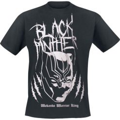 T-shirty męskie: Black Panther Metal Tee Inspired T-Shirt czarny