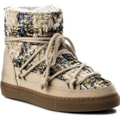 Buty INUIKII - Sneaker English 20210 Tartan Cream. Brązowe buty zimowe damskie Inuikii, z materiału. W wyprzedaży za 719,00 zł.