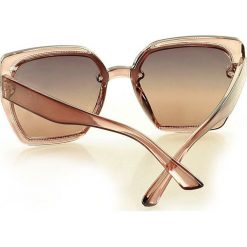Oversizoweo okulary przeciwsłoneczne mazzini simple beauty jasny brąz. Pomarańczowe okulary przeciwsłoneczne damskie LOOKS STYLE EYEWAER, klasyczne. W wyprzedaży za 64,90 zł.