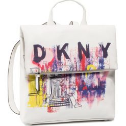 Plecak DKNY - R94KN975 White Multi WTM. Białe plecaki damskie DKNY, bez wzorów, ze skóry ekologicznej, eleganckie. Za 849,00 zł.