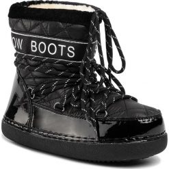 Buty DEEZEE - WS19002-01 Black. Czarne kozaki damskie DeeZee, na zimę, ze skóry ekologicznej, bez zapięcia. Za 149,99 zł.