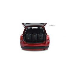 FIAT 500X, 2014- TORBY DO BAGAŻNIKA 3 SZT KJUST - 7014003. Czarne torby podróżne KJUST, bez wzorów. Za 779,00 zł.