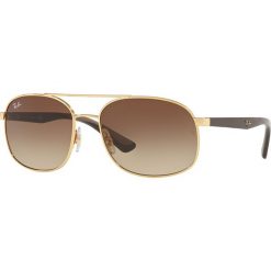 Ray-Ban - Okulary. Czarne okulary przeciwsłoneczne męskie Ray-Ban, z materiału, prostokątne. W wyprzedaży za 429,90 zł.