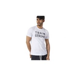 T-shirty z krótkim rękawem Reebok Sport Koszulka Graphic Series Train Strong. Białe koszulki męskie Reebok Sport, s, bez wzorów, sportowe, bez kołnierzyka, z krótkim rękawem, krótkie. Za 69,95 zł.