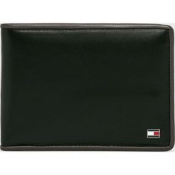 Tommy Hilfiger - Portfel skórzany. Czarne portfele męskie marki TOMMY HILFIGER, bez wzorów, ze skóry. Za 329,90 zł.