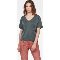 G-Star Raw - T-shirt. Zielone bluzki damskie G-Star RAW, s, bez wzorów, z elastanu, bez kołnierzyka. W wyprzedaży za 229,90 zł.