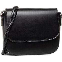Torebka DEEZEE - RX0640 Black. Czarne listonoszki damskie DeeZee, bez wzorów, ze skóry ekologicznej, bez dodatków. Za 99,99 zł.