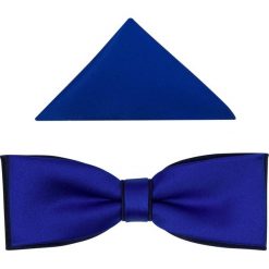 Niebiesko-granatowa mucha slim kobaltowa B38. Niebieskie muszki męskie Modini Moda Męska, na co dzień, bez wzorów, z tkaniny, eleganckie. W wyprzedaży za 45,00 zł.