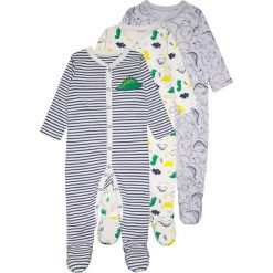 Bielizna chłopięca: mothercare BOYS RAWWASAURUS SLEEPSUIT BABY 3 PACK Piżama green