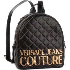 Plecak VERSACE JEANS COUTURE - E1VUBBB6 40294 899. Czarne plecaki damskie Versace Jeans Couture, bez wzorów, z jeansu. Za 769,00 zł.