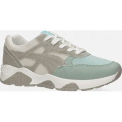 Szare buty sportowe sneakersy sznurowane casu 20g13/bl. Szare buty dziewczęce sportowe Casu, bez wzorów, ze skóry ekologicznej, na sznurówki. Za 64,99 zł.