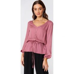 Bluzki damskie: Rut&Circle Bluzka z guzikami Beline - Pink
