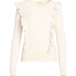 Beżowy Sweter Hold You. Brązowe swetry klasyczne damskie marki Born2be, na jesień, l. Za 29,99 zł.
