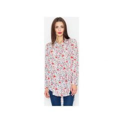 Koszula M535 Wzór 57. Szare koszule damskie FIGL, xl, bez wzorów, bez kołnierzyka, bez rękawów. Za 129,00 zł.