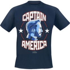 Captain America Avengers - Infinity War - Captain America T-Shirt niebieski. Niebieskie t-shirty męskie marki Captain America, xxl, z motywem z bajki. Za 32,90 zł.